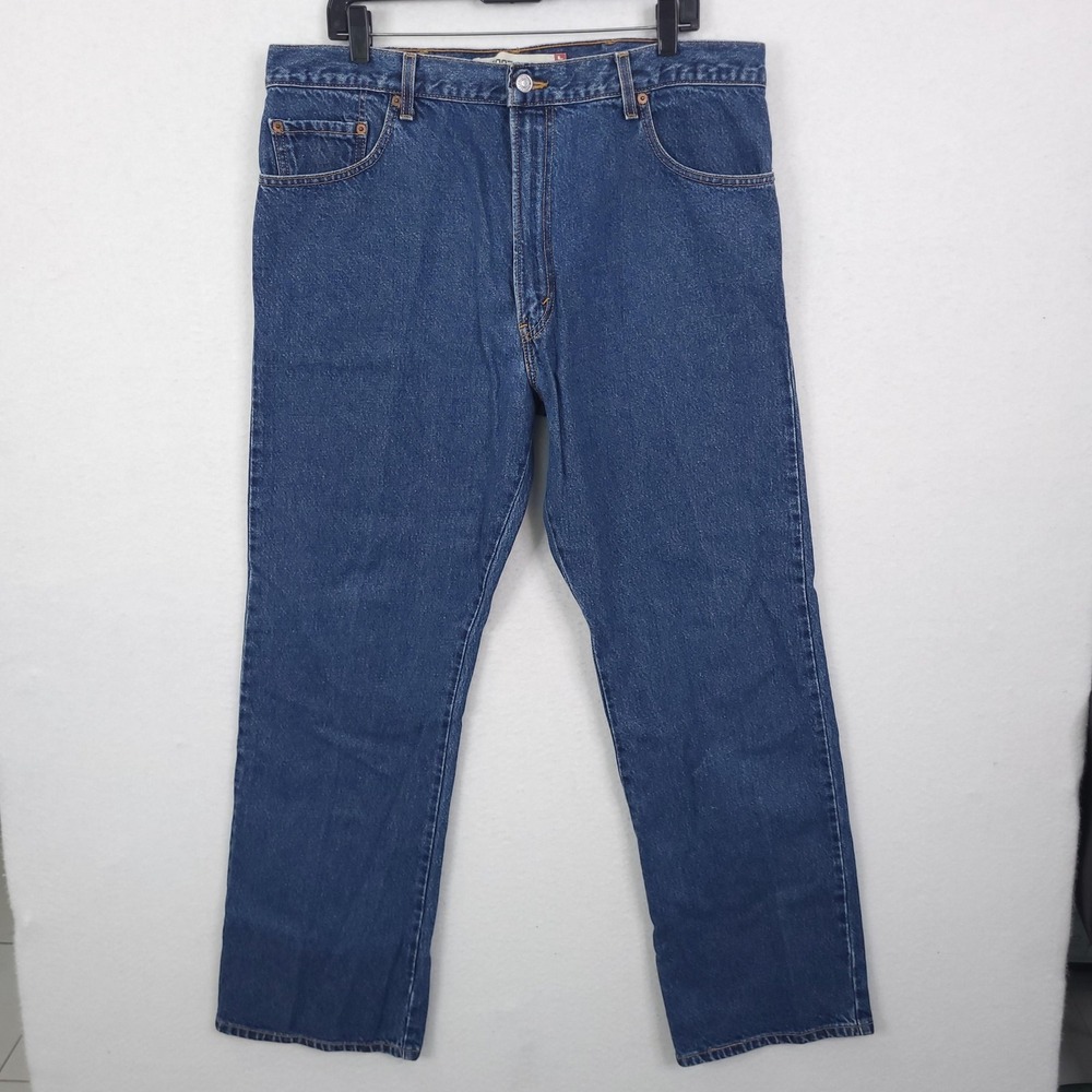 Vintage Levis 517 Jeans Men 40x32 Fits 38x31 Boot Cut Regular Fit Denim Made USA